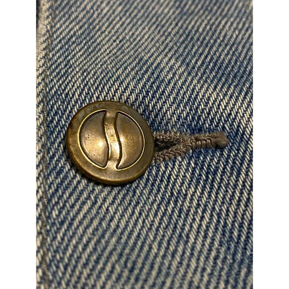 Vintage Pepsi Trucker Jacket Mens XL Light Wash Blue Denim Button 90s Y2K - Picture 10 of 11